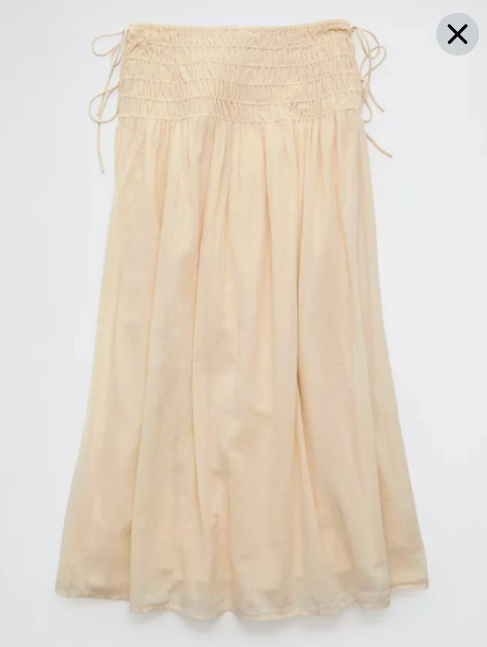 American Eagle Smocked Midi Skirt - Picture 5 of 11